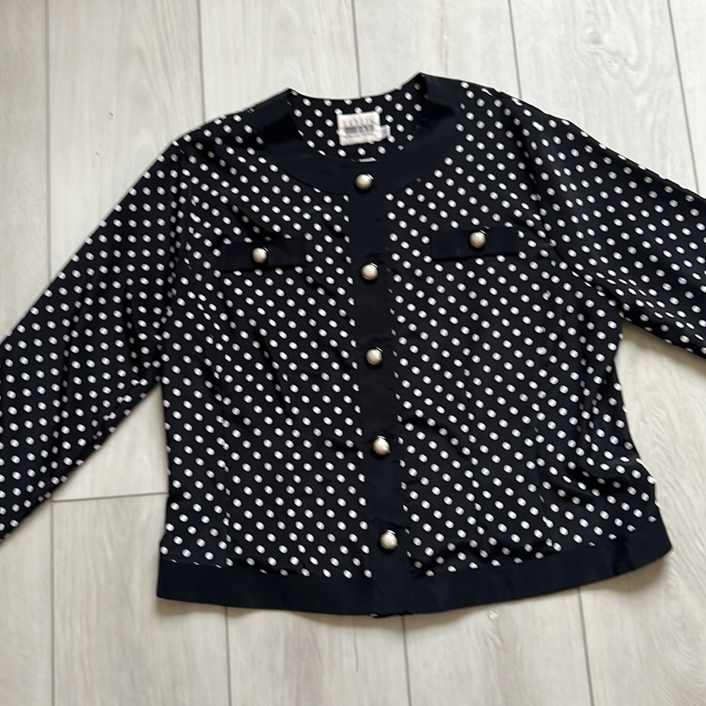 LESLIE FAY CROP BLAZER